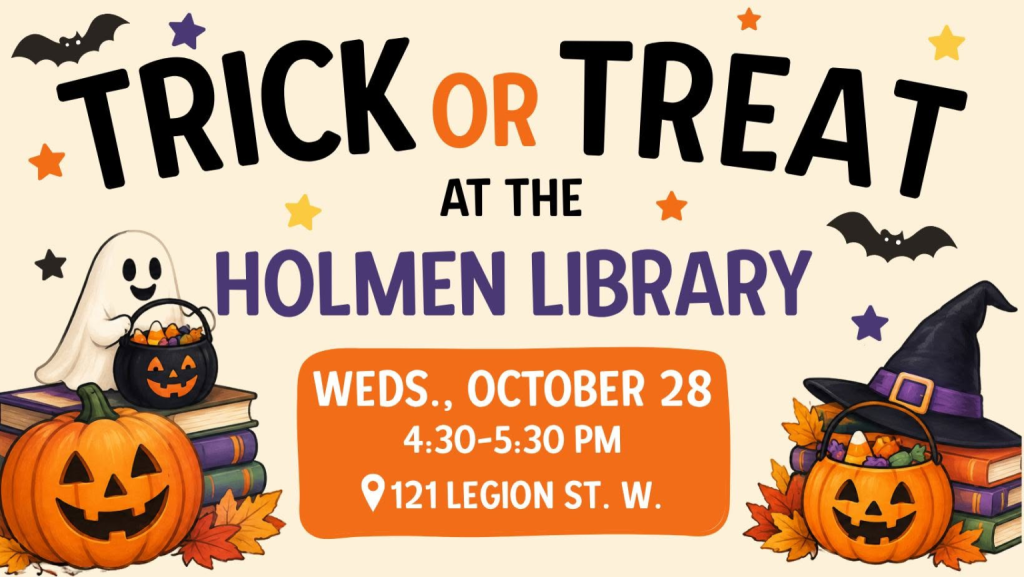 Trick at Treat | Holmen Library