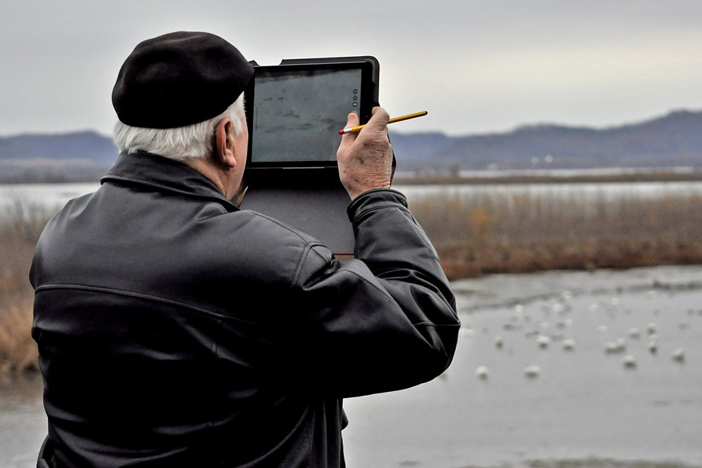 Naturalist at the Brownsville Overlook