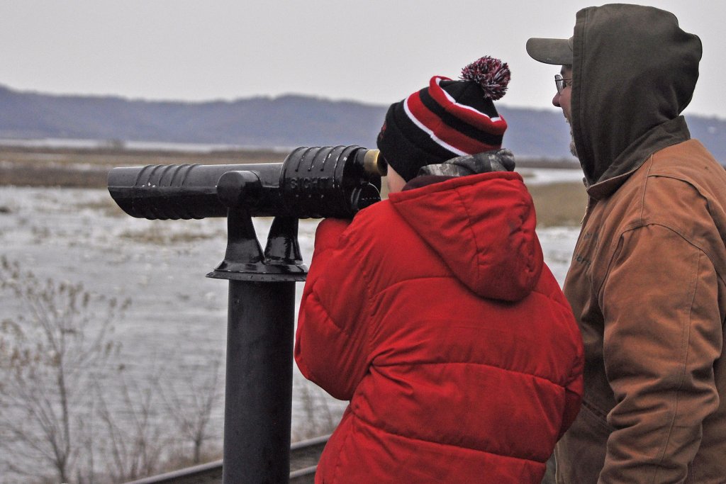 Naturalist at the Brownsville Overlook